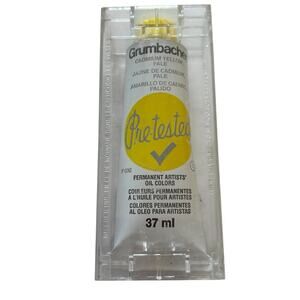 Grumbacher NOS Pre-Test Oil Color Paint, Cadmium Yellow-Pale, 37ml (NEW)